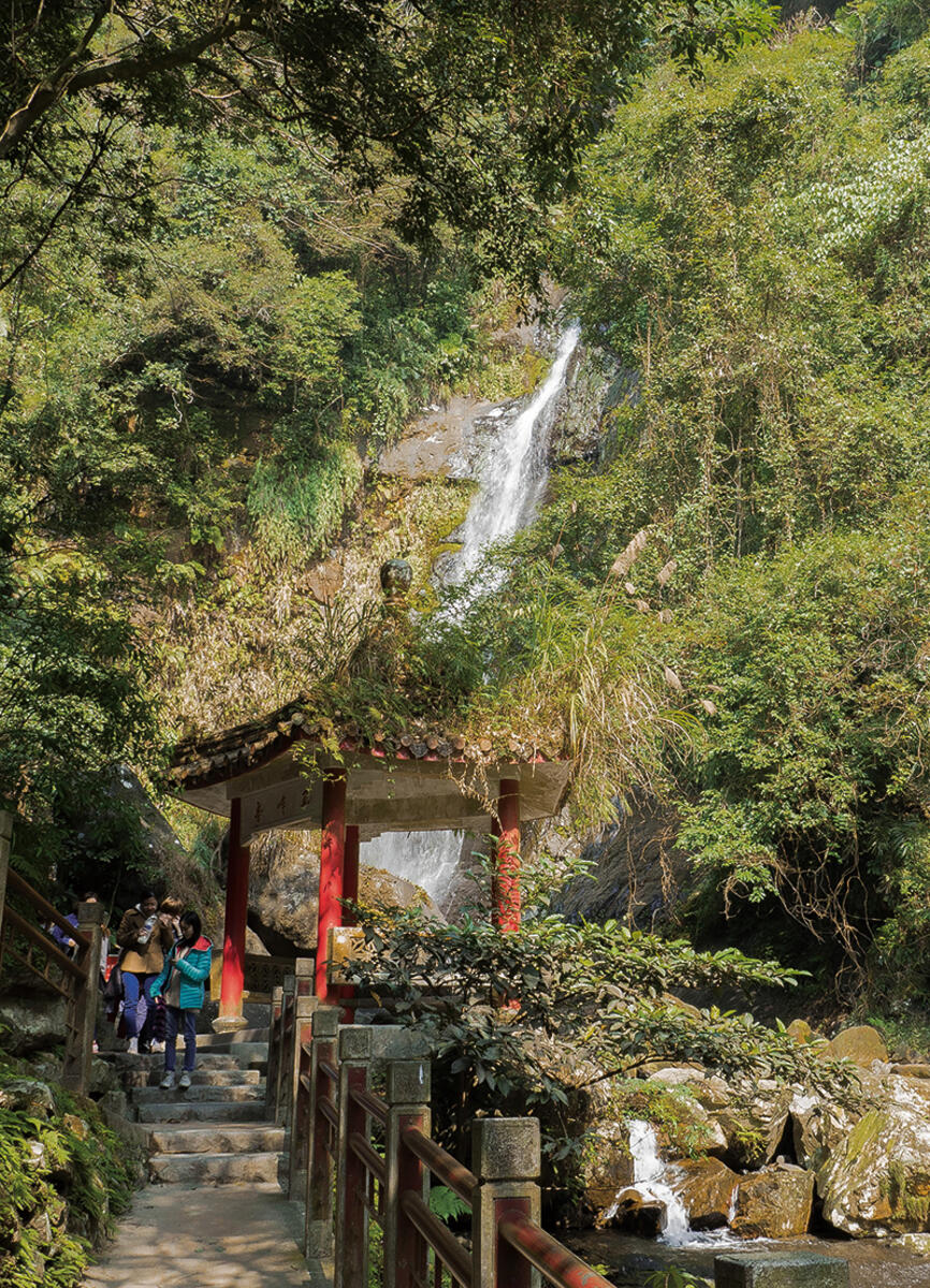 五峰旗瀑布