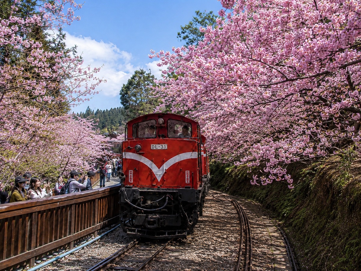 阿里山森林園區高山小火車